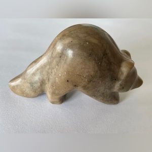 Stone Raccoon Figurine